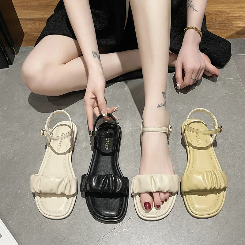 2022 Summer Female Sandal All-Match Sale Of Women's Shoes Clear Heels Girls New Fashion Comfort Beige Gladiator Beach Flat Rome
2022 Summer Female Sandal All-Match Sale Of Women's Shoes Clear Heels Girls New Fashion Comfort Beige Gladiator Beach Flat Rome