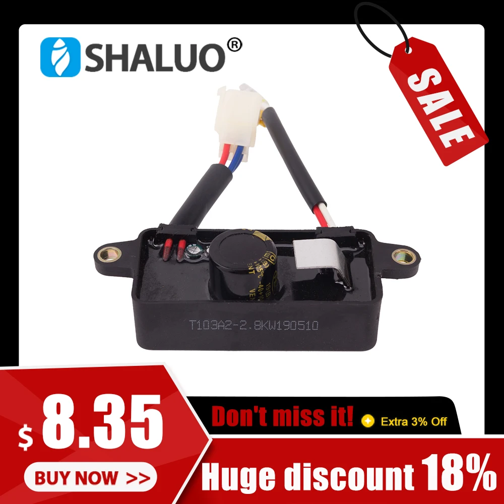 high quality 2kw 3kw AVR Automatic Voltage Regulator 220V Small Gasoline Generator Accessories Voltage Stabilizer
high quality 2kw 3kw AVR Automatic Voltage Regulator 220V Small Gasoline Generator Accessories Voltage Stabilizer