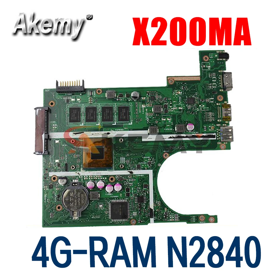 Akemy X200MA original mainboard for ASUS X200MA F200MA X200M with 4G-RAM N2840-CPU Laptop motherboard mainboard tested full 100%
Akemy X200MA original mainboard for ASUS X200MA F200MA X200M with 4G-RAM N2840-CPU Laptop motherboard mainboard tested full 100%