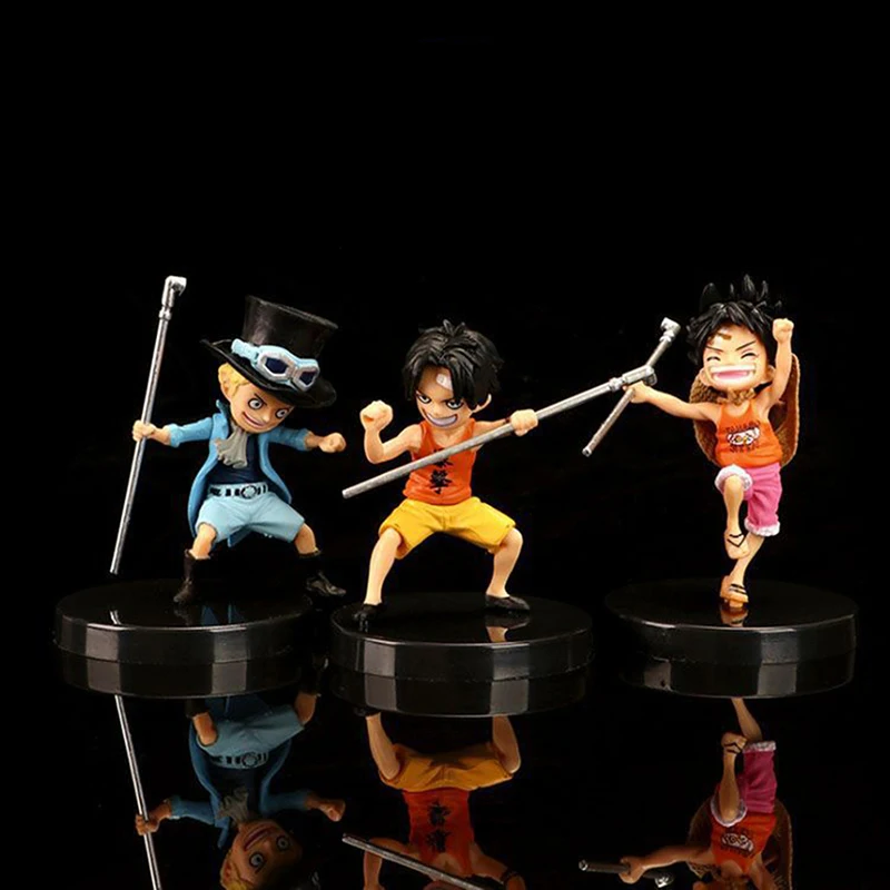 3PCS One Piece Anime Figure Monkey D Luffy Ace Sabo Three Brothers Set PVC Action Figure Collection Model Toys Doll 14-17CM
3PCS One Piece Anime Figure Monkey D Luffy Ace Sabo Three Brothers Set PVC Action Figure Collection Model Toys Doll 14-17CM