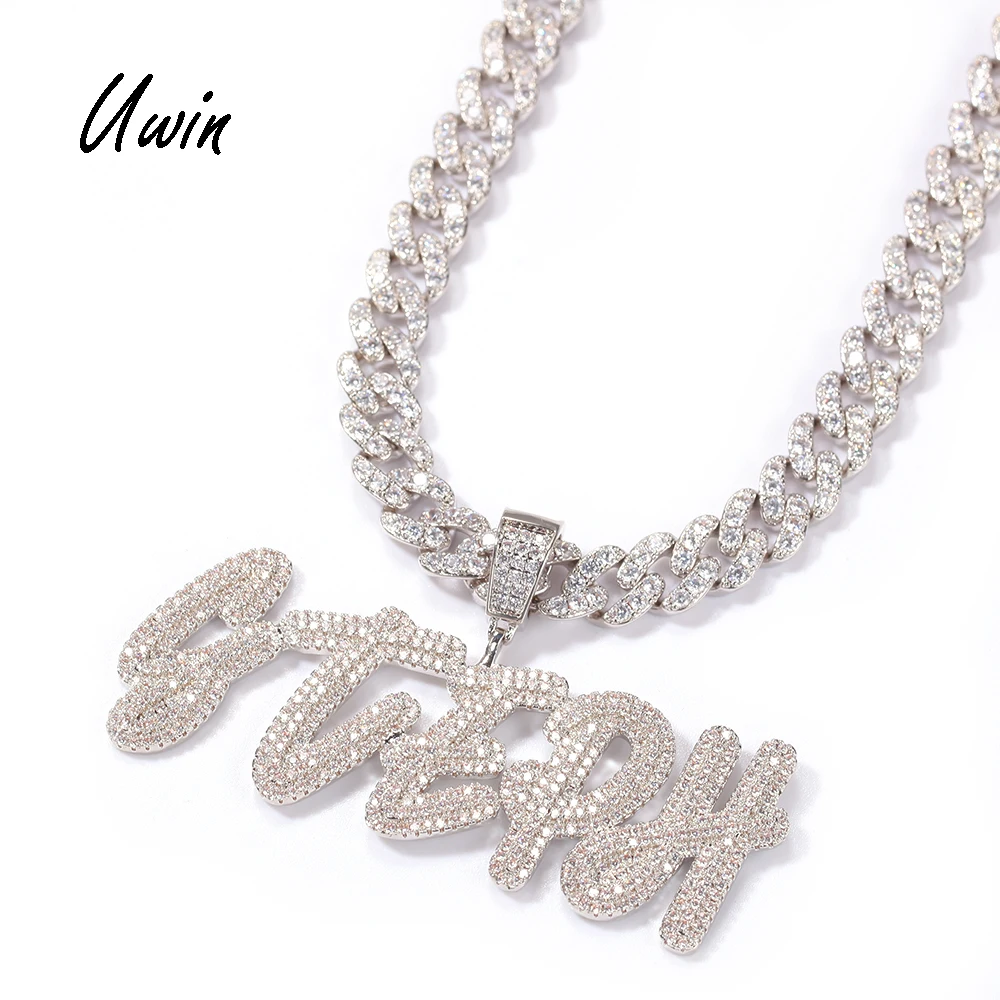 Custom Name 9mm Cuban Link Chain Necklace with Name 18K Gold Plated CZ 2 Layer Letter Name Rapper Bling Jewelry
Custom Name 9mm Cuban Link Chain Necklace with Name 18K Gold Plated CZ 2 Layer Letter Name Rapper Bling Jewelry