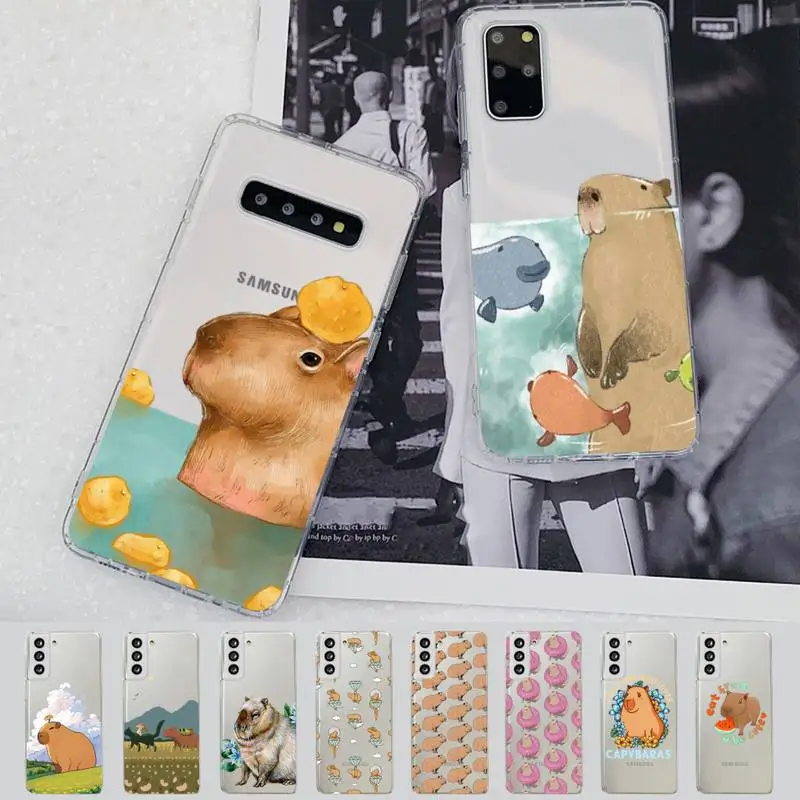 Capybara Cute animal cartoon Phone Case for Samsung A51 A52 A71 A12 for Redmi 7 9 9A for Huawei Honor8X 10i Clear Case
Capybara Cute animal cartoon Phone Case for Samsung A51 A52 A71 A12 for Redmi 7 9 9A for Huawei Honor8X 10i Clear Case