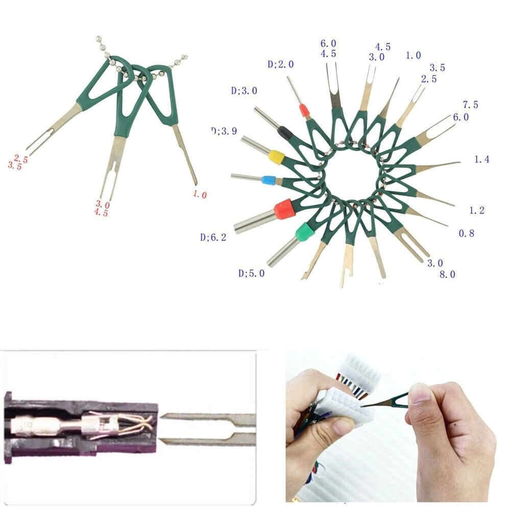 Practical Durable Useful Car Wiring Terminal Terminal Repair Tool Puller Repair Replacement Vehicle Accessories
Practical Durable Useful Car Wiring Terminal Terminal Repair Tool Puller Repair Replacement Vehicle Accessories