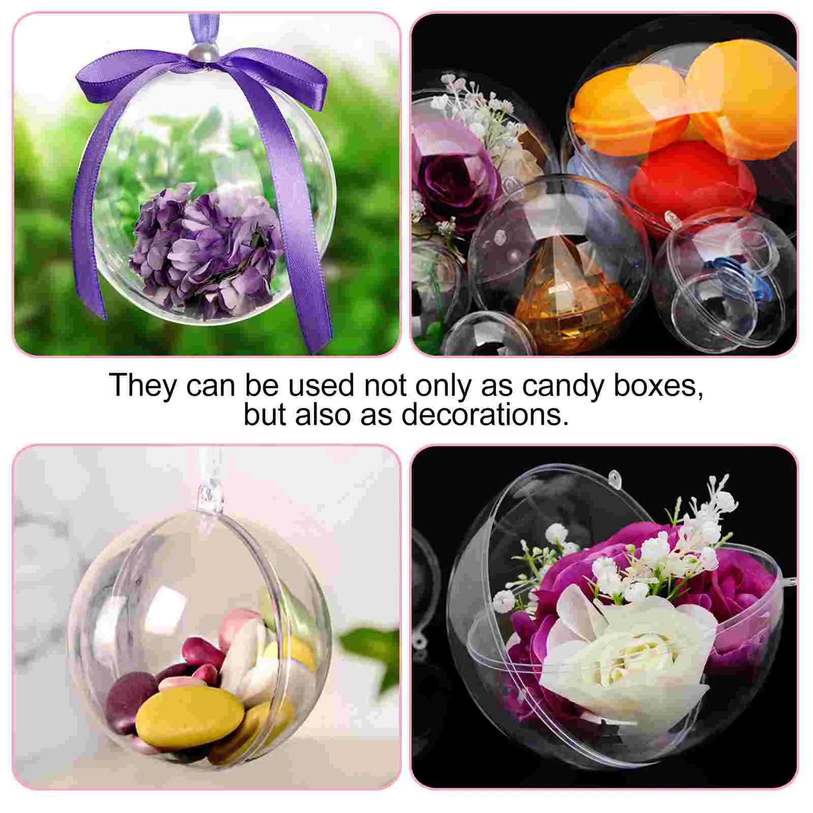 Christmas Ornamentsfillableclear Baubles Tree Decorationsgiftcases Craft Party Ornament Candy Round Containers Crafts
Christmas Ornamentsfillableclear Baubles Tree Decorationsgiftcases Craft Party Ornament Candy Round Containers Crafts