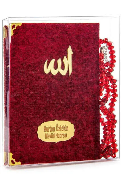 IQRAH 10 шт. бархатная подкладка Ясин книжный мешок размер-имя печатная пластина-Tesbihli-прозрачная коробка-Красный-религиозный подарок
IQRAH 10 шт. бархатная подкладка Ясин книжный мешок размер-имя печатная пластина-Tesbihli-прозрачная коробка-Красный-религиозный подарок