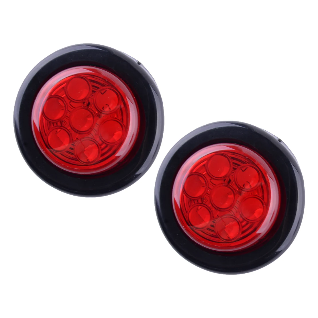 2Pcs 2" Car LED Red Round Side Marker Clearance Light Lamp Fit for Vehicles Truck Trailer 12V
2Pcs 2" Car LED Red Round Side Marker Clearance Light Lamp Fit for Vehicles Truck Trailer 12V