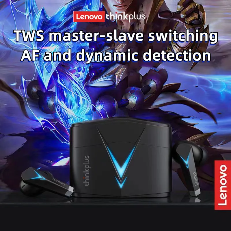 Игровые наушники Lenovo LP6 TWS, новые беспроводные bluetooth наушники с шумоподавлением, Двухрежимная гарнитура для киберспорта, игр, музыки 
Игровые наушники Lenovo LP6 TWS, новые беспроводные bluetooth наушники с шумоподавлением, Двухрежимная гарнитура для киберспорта, игр, музыки