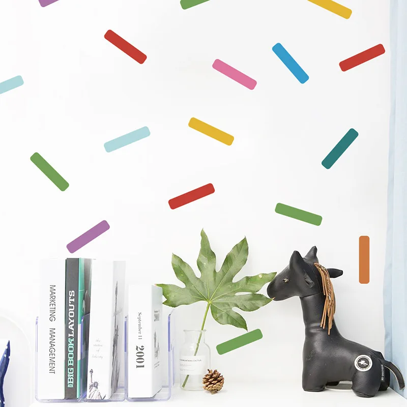 Colorful Candy Strip Wall Stickers Nursery Children Room Sprinkles Wall Decorations Furniture Wallpaper Decal Home Posters
Colorful Candy Strip Wall Stickers Nursery Children Room Sprinkles Wall Decorations Furniture Wallpaper Decal Home Posters
