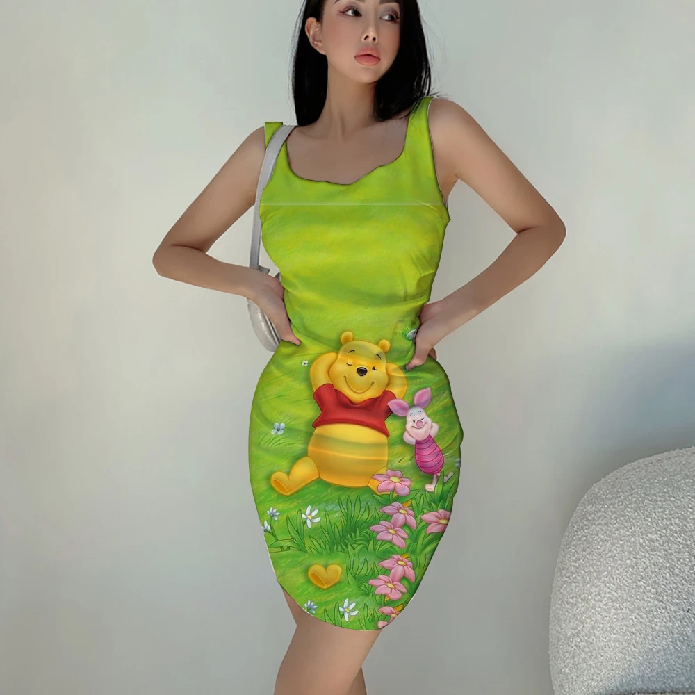 XS-5XL Sexy Dress Summer Ladies Sling Dress Thin Nightclub Dress Stage Fit Ladies Sling Dress Winnie the Pooh Pattern Dress
XS-5XL Sexy Dress Summer Ladies Sling Dress Thin Nightclub Dress Stage Fit Ladies Sling Dress Winnie the Pooh Pattern Dress