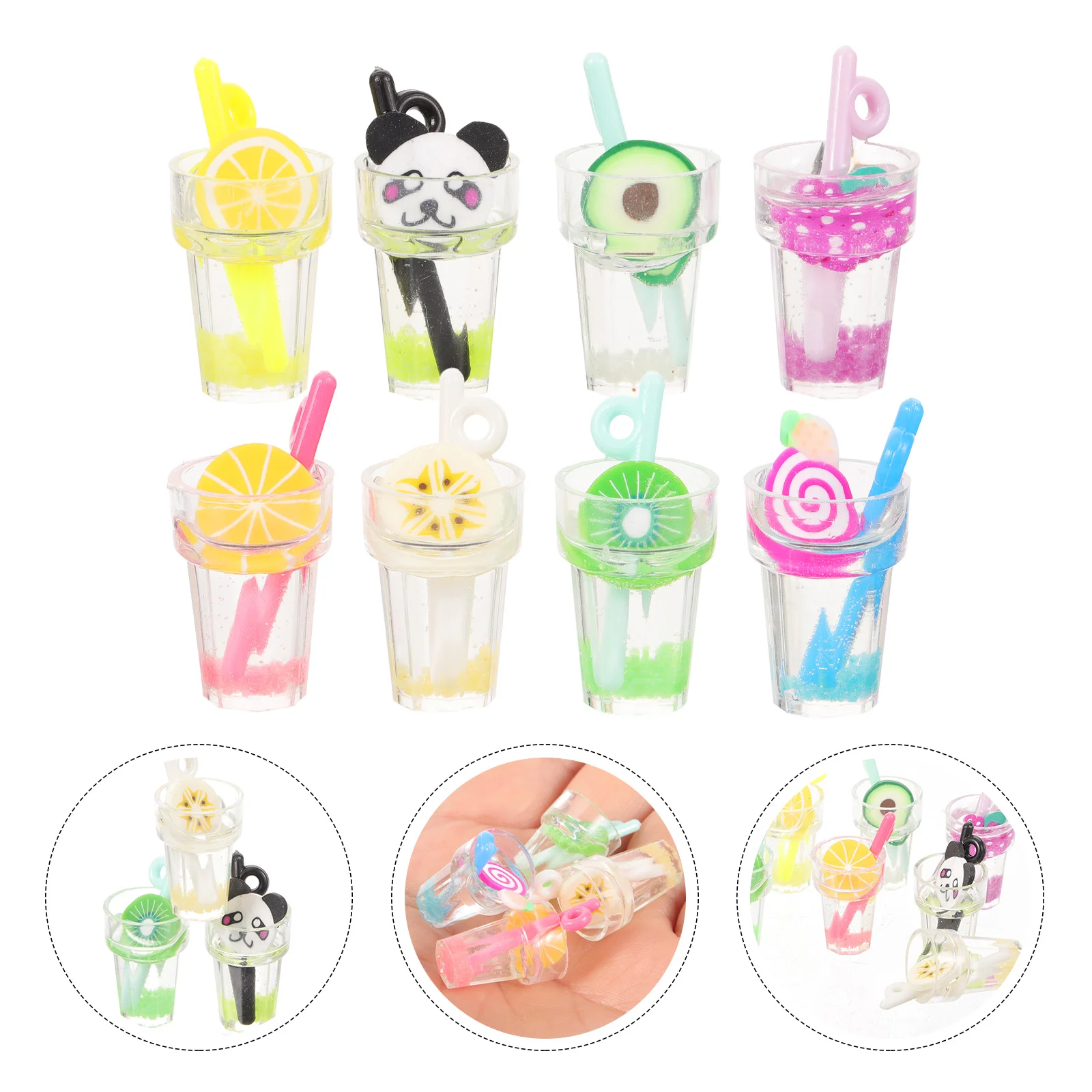 12 Pcs Earring Charms Earrings DIY Jewelry Material Crafting Findings Plastic Cute Pendants Juice Cups 
12 Pcs Earring Charms Earrings DIY Jewelry Material Crafting Findings Plastic Cute Pendants Juice Cups