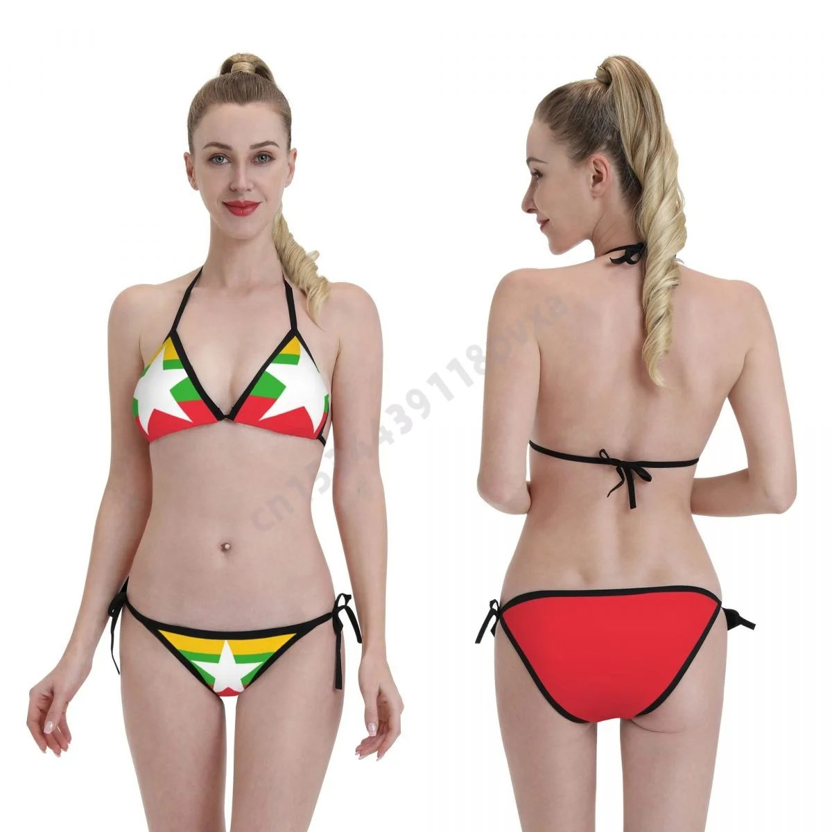 Women Bikini Set Myanmar Flag Swimwear Mujer Girls Sexy Swimsuit Swimwear Micro Bikini Summer Bathing suit
Women Bikini Set Myanmar Flag Swimwear Mujer Girls Sexy Swimsuit Swimwear Micro Bikini Summer Bathing suit