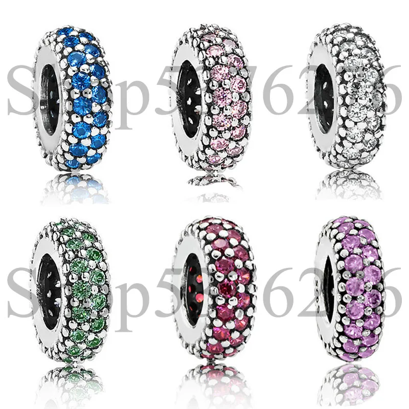 Authentic 925 Sterling Silver Bead Pave Sparkle Inspiration Spacer Charm Fit Pandora Women Bracelet Bangle Gift DIY Jewelry
Authentic 925 Sterling Silver Bead Pave Sparkle Inspiration Spacer Charm Fit Pandora Women Bracelet Bangle Gift DIY Jewelry