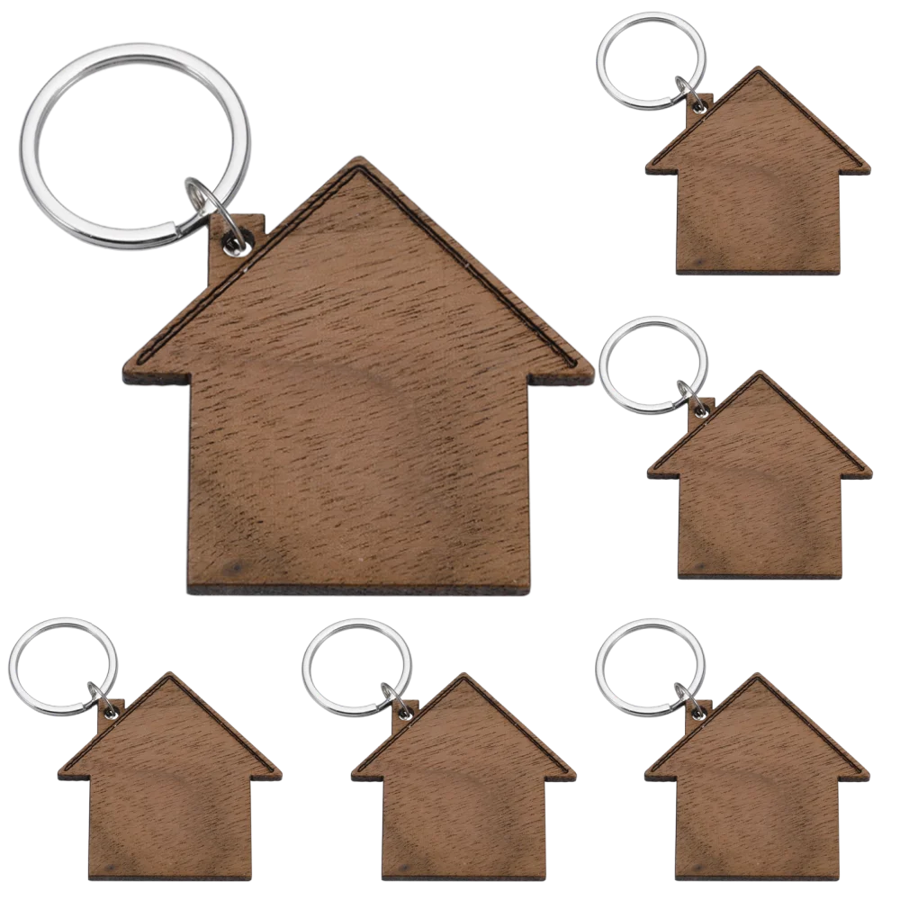 Оптовая продажа, 20 шт., деревянные пустые домашние брелки для ключей, ручная работа «сделай сам» для семьи, мамы, папы, сына, деревянные аксессуары 
Оптовая продажа, 20 шт., деревянные пустые домашние брелки для ключей, ручная работа «сделай сам» для семьи, мамы, папы, сына, деревянные аксессуары