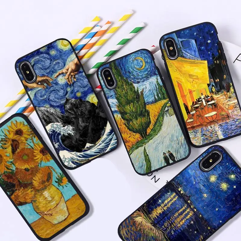 YNDFCNB Van Gogh oil Art Painting Phone Case for iPhone 11 12 13 mini pro XS MAX 8 7 6 6S Plus X 5S SE 2020 XR case
YNDFCNB Van Gogh oil Art Painting Phone Case for iPhone 11 12 13 mini pro XS MAX 8 7 6 6S Plus X 5S SE 2020 XR case