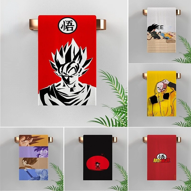 Anime Dragon Ball Goku Kakarot Super Soft and Absorbent Towel Washcloth Hand Towel quick drying beach towel fine fiber Bathroom
Anime Dragon Ball Goku Kakarot Super Soft and Absorbent Towel Washcloth Hand Towel quick drying beach towel fine fiber Bathroom