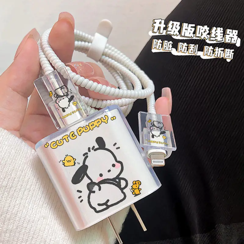 Pochacco Cartoon iPhone11/12Pro/13 Silica Gel 20W Mobile Phone Charger Data Cable Protective Cover
Pochacco Cartoon iPhone11/12Pro/13 Silica Gel 20W Mobile Phone Charger Data Cable Protective Cover