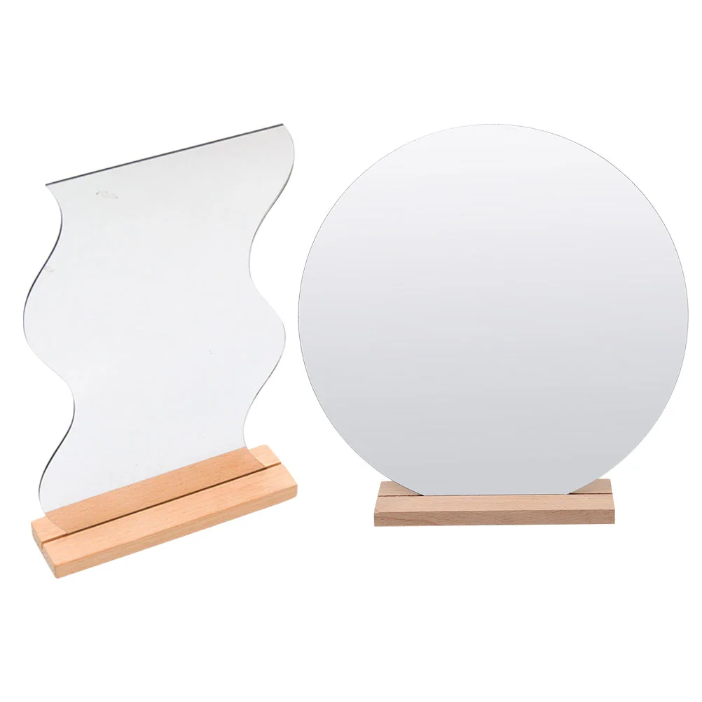 2 Pcs Small Mirror Desk Aesthetic Mirror Mirrors Bedroom Desk Topper Table Mirror Vanity Mirror Woodsy Decor
2 Pcs Small Mirror Desk Aesthetic Mirror Mirrors Bedroom Desk Topper Table Mirror Vanity Mirror Woodsy Decor