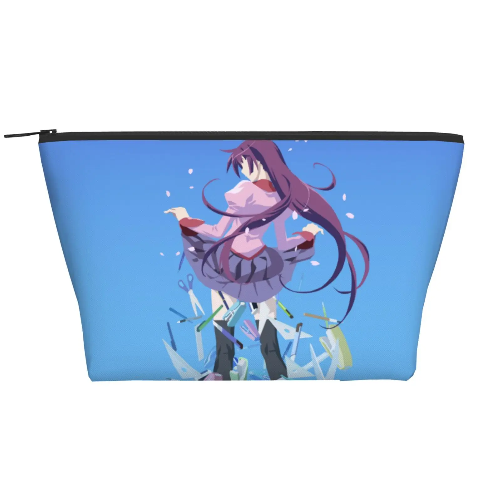 Anime Girl Blue Packaging Organizer Holiday Trapezoid Daily Storage Bag Polyester Tote Bag with Zipper Lightweight Durable
Anime Girl Blue Packaging Organizer Holiday Trapezoid Daily Storage Bag Polyester Tote Bag with Zipper Lightweight Durable