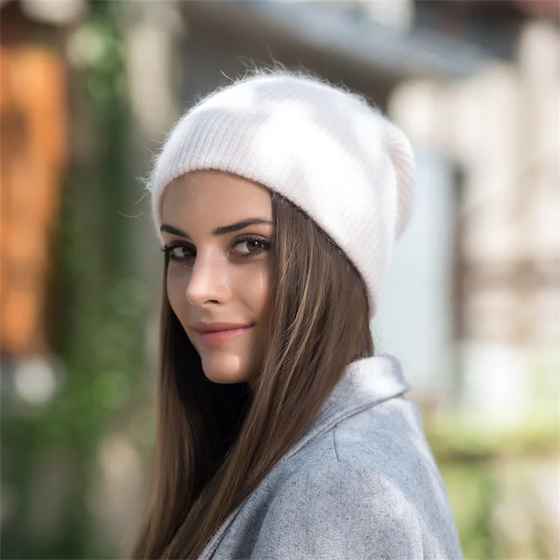 Brand Rabbit Fur Winter Hats Women Skullies Beanies Hat Female Warm Pure Color Adult knitted Bonnet Beanies Cover Head Caps
Brand Rabbit Fur Winter Hats Women Skullies Beanies Hat Female Warm Pure Color Adult knitted Bonnet Beanies Cover Head Caps