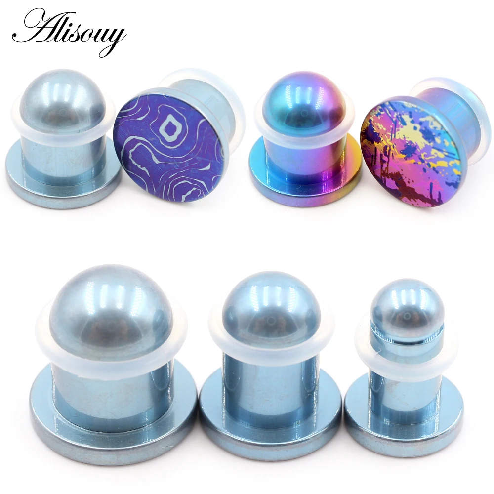 Alisouy 1PC Solid G23 Titanium Colorful Ear Flesh Tunnel Plugs Expander Stretcher Single Flared Gauge Earring Piercing Jewelry
Alisouy 1PC Solid G23 Titanium Colorful Ear Flesh Tunnel Plugs Expander Stretcher Single Flared Gauge Earring Piercing Jewelry