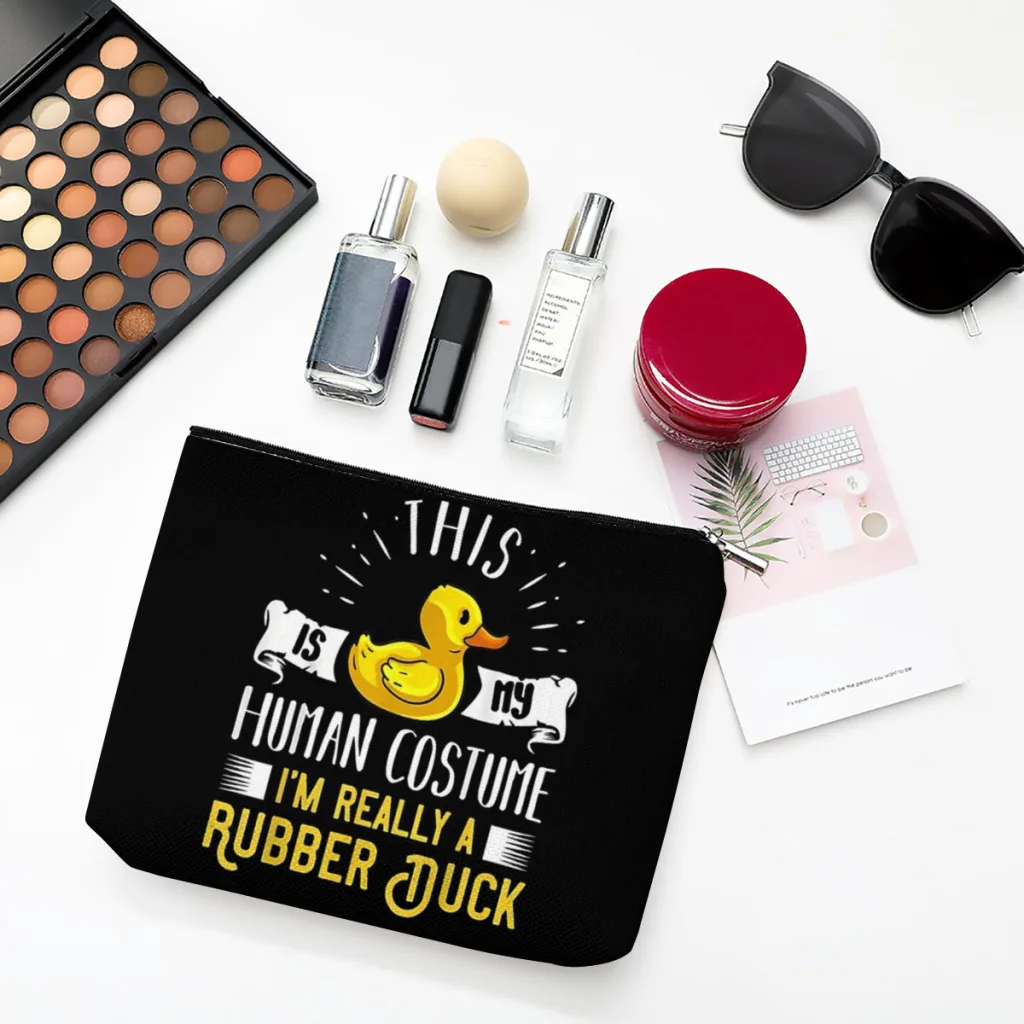 Costume Gift Giant Shower Linen Women Cosmetic Bag Rubber Duck Makeup Pouch Lady Tote Purse Zipper Clutch Phone Purse
Costume Gift Giant Shower Linen Women Cosmetic Bag Rubber Duck Makeup Pouch Lady Tote Purse Zipper Clutch Phone Purse