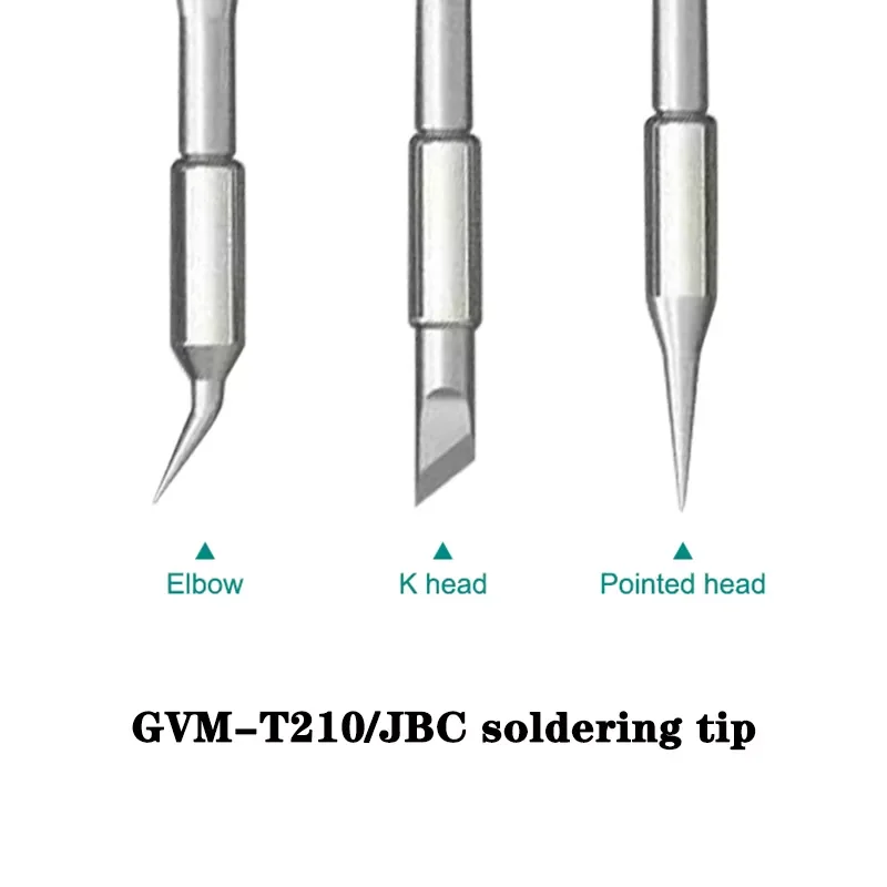 C210 Series Integrated Soldering Iron Tips and Heating Core Efficient Heat Conduction Temperature Recovery for GVM T210
C210 Series Integrated Soldering Iron Tips and Heating Core Efficient Heat Conduction Temperature Recovery for GVM T210
