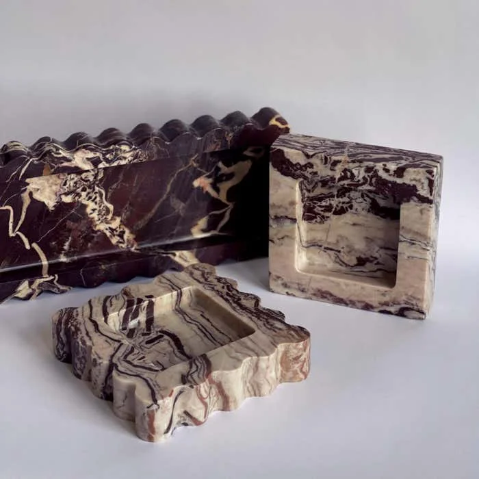 Natural Marble Tray Jewelry Display Trending Products Stone Natural Marble Serving Tray Scalloped Elongated Tray in Marble
Natural Marble Tray Jewelry Display Trending Products Stone Natural Marble Serving Tray Scalloped Elongated Tray in Marble