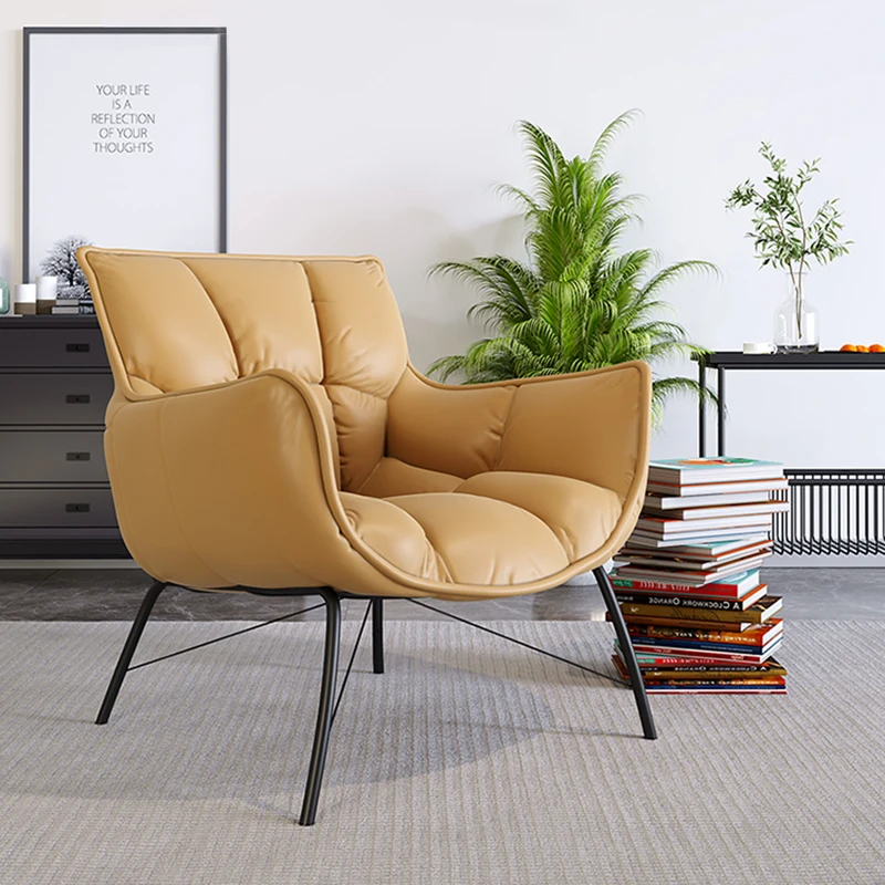 Modern Lazy Armchair Living Room Luxury Home Balcony Leisure Chair Business Single Sofa Ergonomic Design Nordic Furniture HY
Modern Lazy Armchair Living Room Luxury Home Balcony Leisure Chair Business Single Sofa Ergonomic Design Nordic Furniture HY