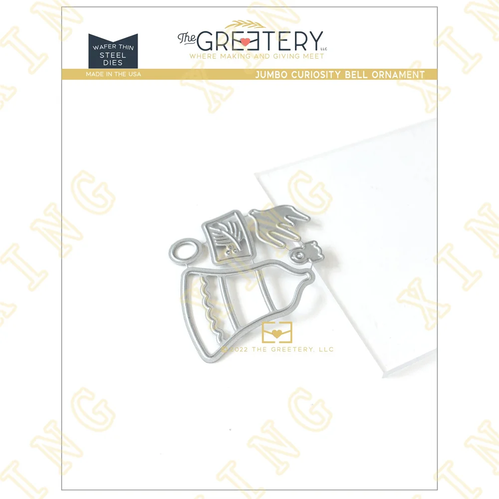 Metal Cutting Dies Diy Scrapbook Paper Diary Decoration Card Handmade Embossing New Product Jumbo Curiosity Bell Ornament
Metal Cutting Dies Diy Scrapbook Paper Diary Decoration Card Handmade Embossing New Product Jumbo Curiosity Bell Ornament