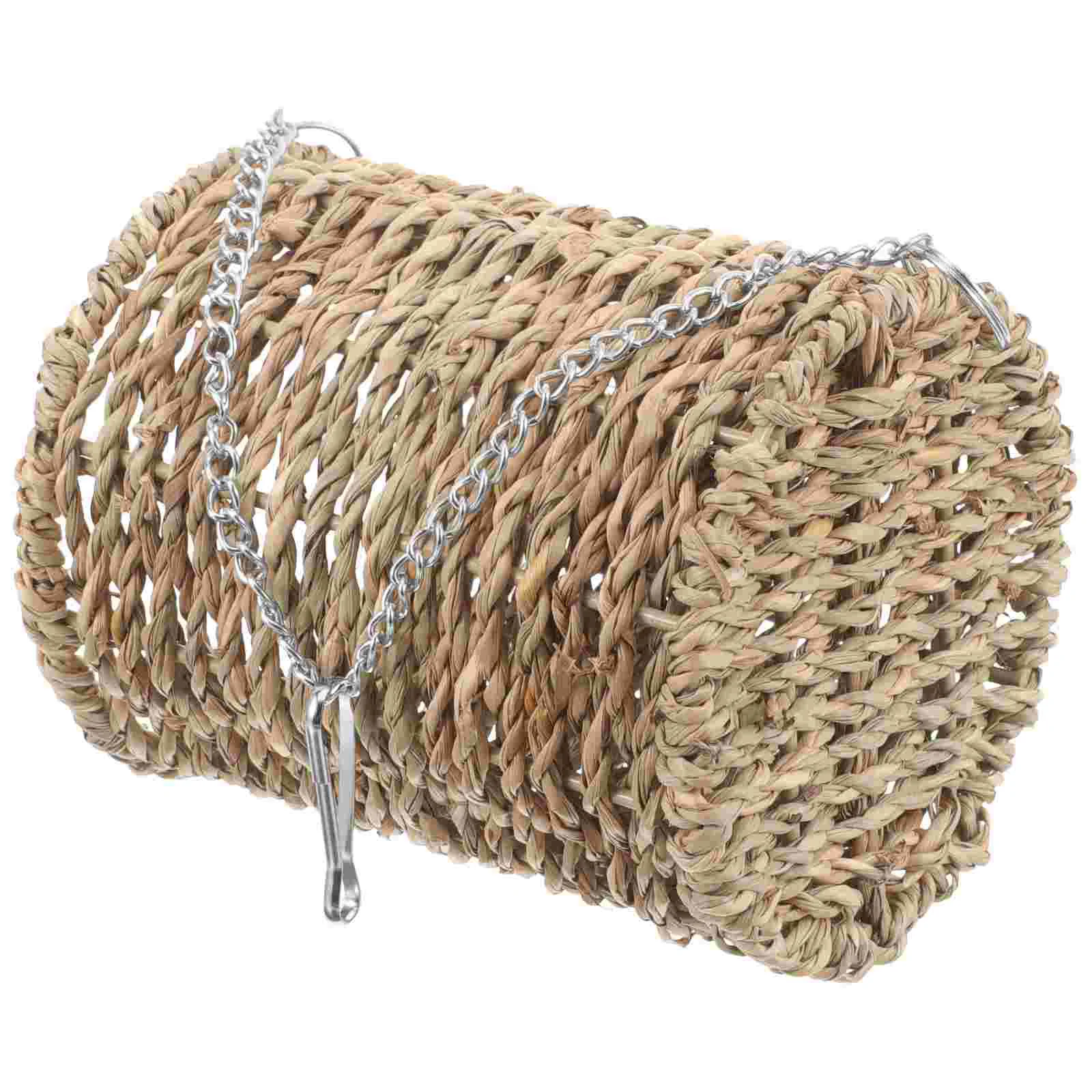 Woven Straw Nest Hamster Hanging Hammock Parakeet Toys Cradle Cage Cockatiel Pet Bed
Woven Straw Nest Hamster Hanging Hammock Parakeet Toys Cradle Cage Cockatiel Pet Bed