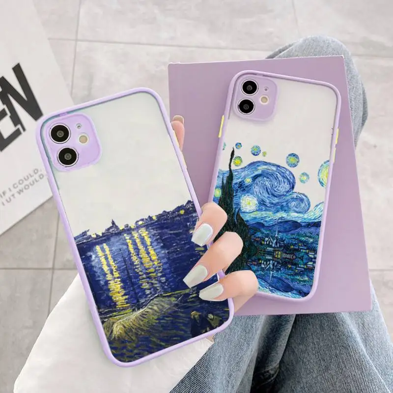 Art Van Gogh Oil Painting Phone Case matte transparent For iphone 14 11 12 13 plus mini x xs xr pro max cover
Art Van Gogh Oil Painting Phone Case matte transparent For iphone 14 11 12 13 plus mini x xs xr pro max cover