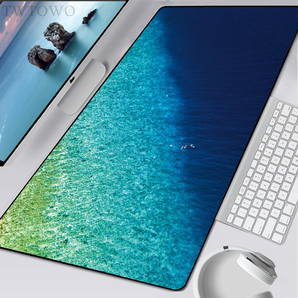 Seaside Beach Mouse Pad Gamer Computer XXL Custom MousePads keyboard pad Anti-slip Soft Office Gamer Desktop Mouse Pad Table Mat
Seaside Beach Mouse Pad Gamer Computer XXL Custom MousePads keyboard pad Anti-slip Soft Office Gamer Desktop Mouse Pad Table Mat