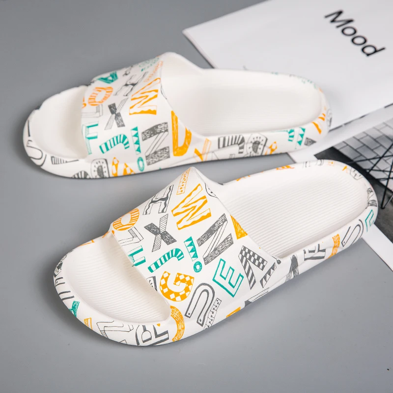 Women Beach Slippers Men Flip Flop Summer Beach Eva Soft Sole Slide Sandals Thick Platform Slippers Bathroom Anti-slip Shoes
Women Beach Slippers Men Flip Flop Summer Beach Eva Soft Sole Slide Sandals Thick Platform Slippers Bathroom Anti-slip Shoes