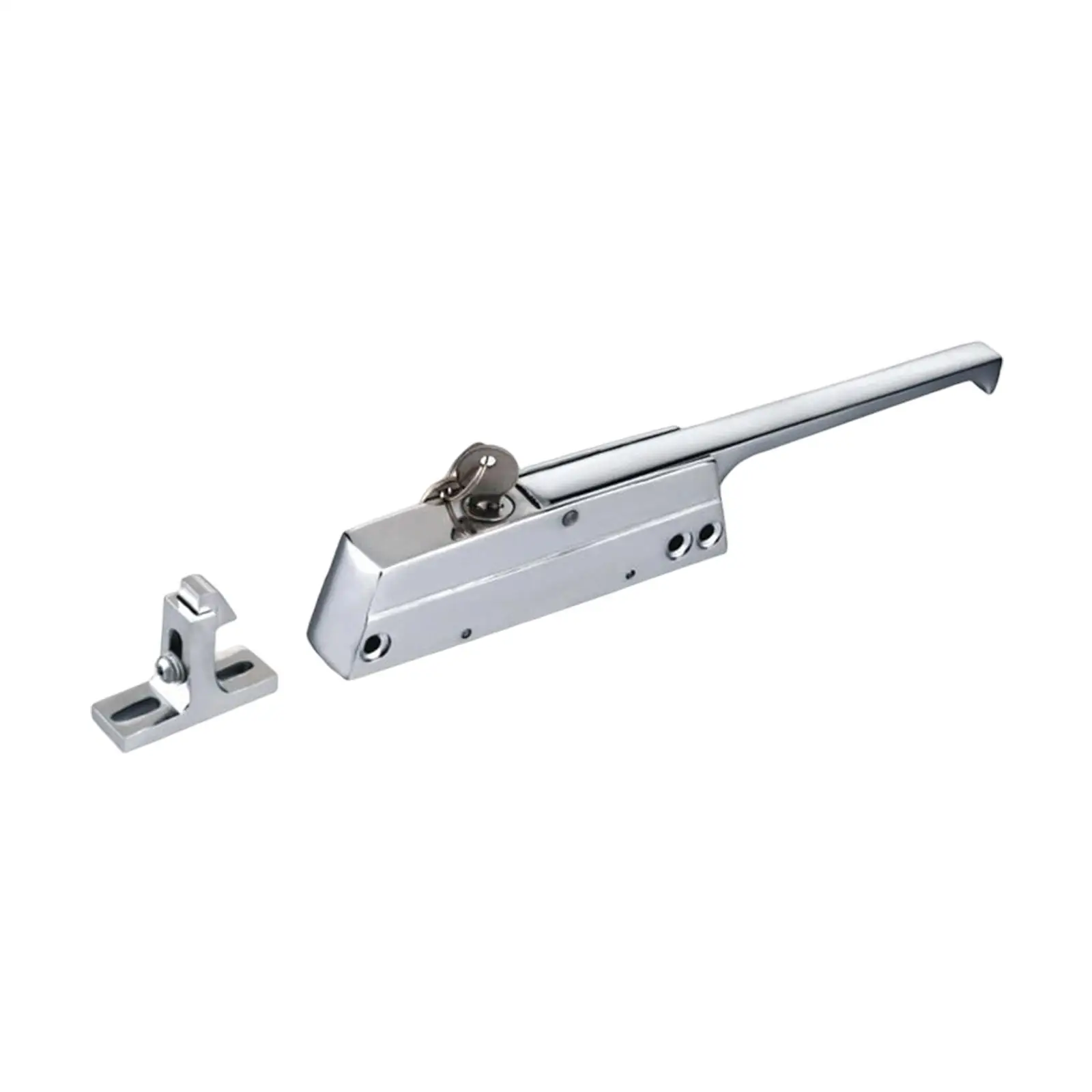 Cold Storage Door Lock Cabinet Lock Refrigerator Handle with Lock Alloy Multifunction Durable Adjustable for Hotel Refrigerators
Cold Storage Door Lock Cabinet Lock Refrigerator Handle with Lock Alloy Multifunction Durable Adjustable for Hotel Refrigerators