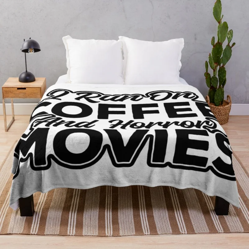 I Run On Coffee And Horror Movies Throw Blanket Blanket Fluffy Luxury Thicken Fleece Blanket
I Run On Coffee And Horror Movies Throw Blanket Blanket Fluffy Luxury Thicken Fleece Blanket