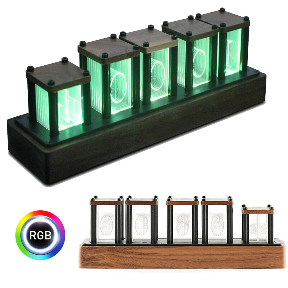 Digital Tube Clock LED Nixie Tube DC 5V Clock Creative Variable RGB Color Clock Digital Desk Clock Vintage With 40 Inches
Digital Tube Clock LED Nixie Tube DC 5V Clock Creative Variable RGB Color Clock Digital Desk Clock Vintage With 40 Inches