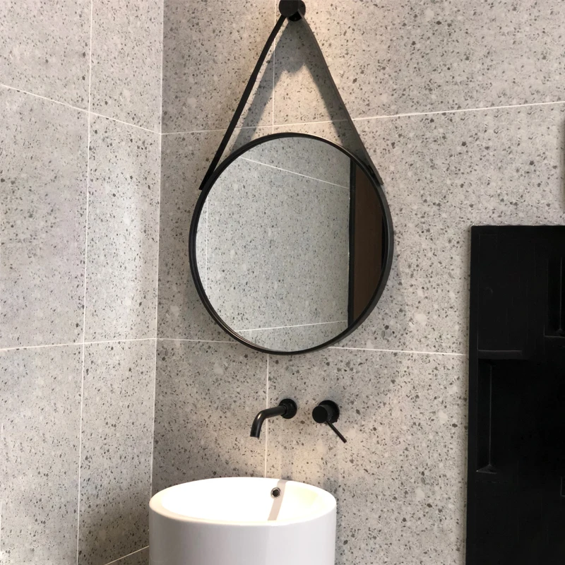 Bathroom Mirror Wall Hanging Round Hairdressing Dressing Mirror Bedroom Leather Enfeites Para Casa Decoracao House Decor
Bathroom Mirror Wall Hanging Round Hairdressing Dressing Mirror Bedroom Leather Enfeites Para Casa Decoracao House Decor