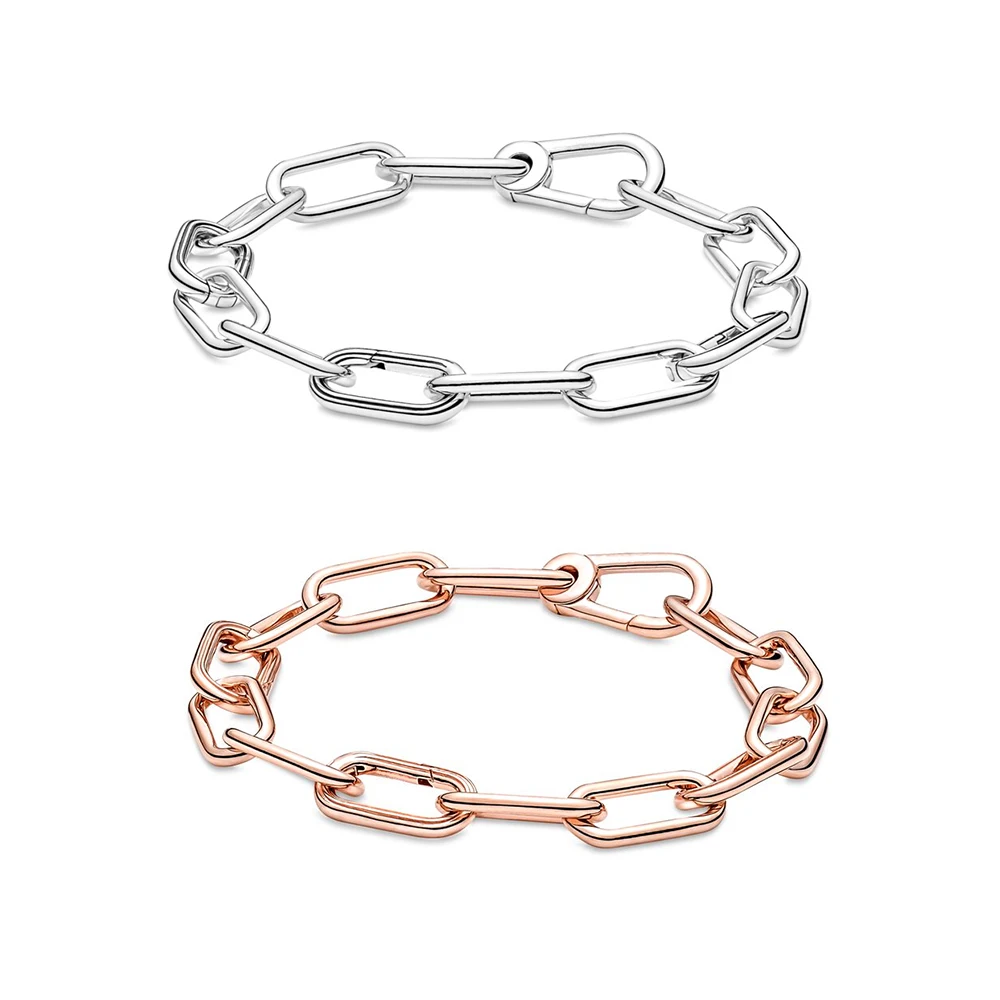 New Original 100% 925 Sterling Pan ME Link Chain Bracelet Fit Girl Party Gifts Fashion 1:1 DIY Bracelet
New Original 100% 925 Sterling Pan ME Link Chain Bracelet Fit Girl Party Gifts Fashion 1:1 DIY Bracelet