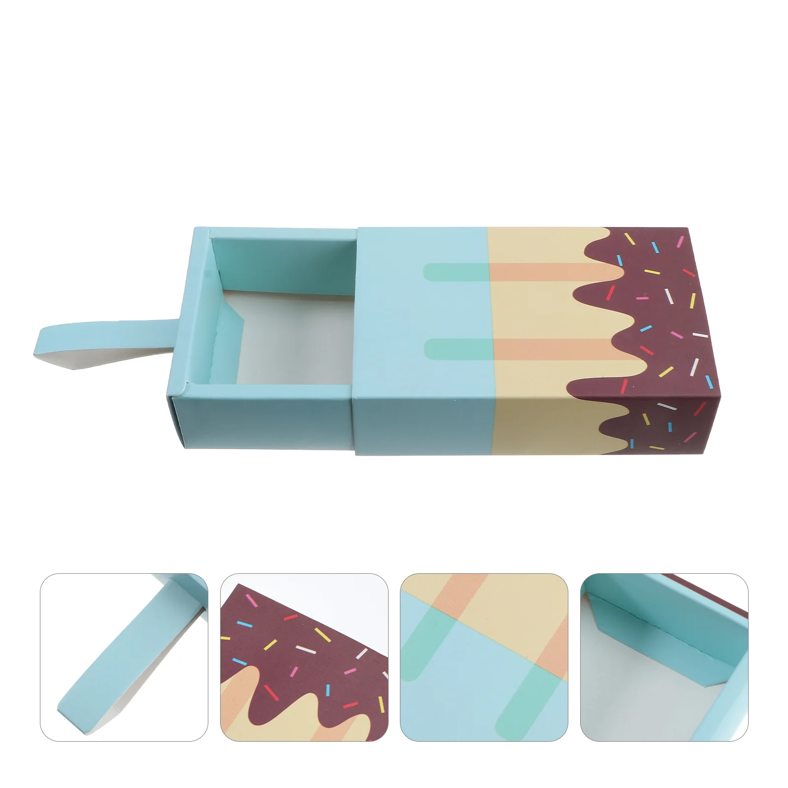 20pcs A Pack Cartoon Gift Boxes Candy Box Popsicle Design Party Favor Paper Goody Boxes for Kids Party Wedding (Blue) 
20pcs A Pack Cartoon Gift Boxes Candy Box Popsicle Design Party Favor Paper Goody Boxes for Kids Party Wedding (Blue)