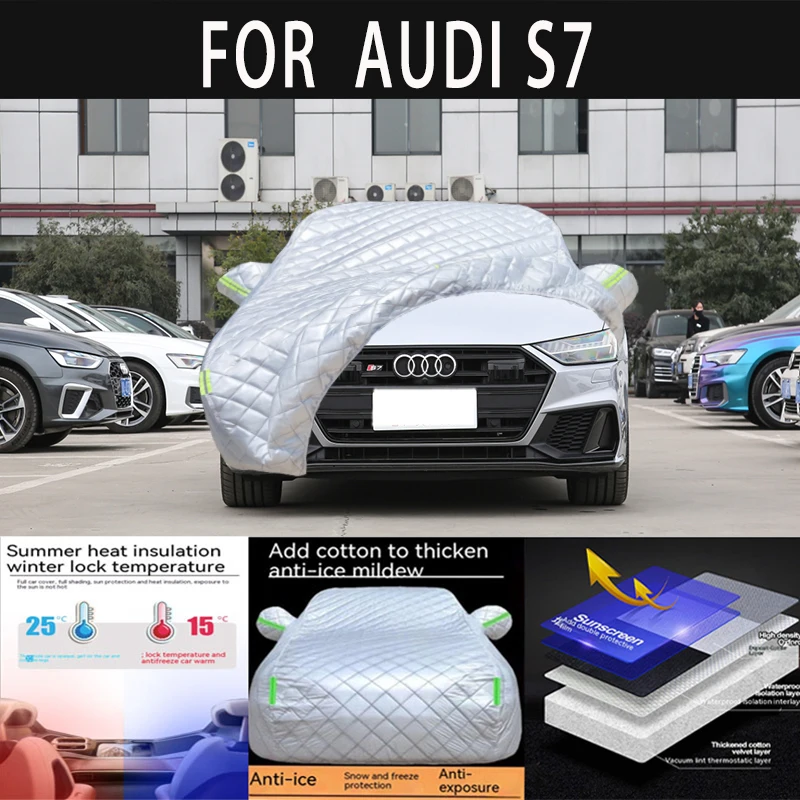 For AUDI S7 auto hail proof protective cover, snow cover, sunshade, waterproof and dustproof external car accessories
For AUDI S7 auto hail proof protective cover, snow cover, sunshade, waterproof and dustproof external car accessories