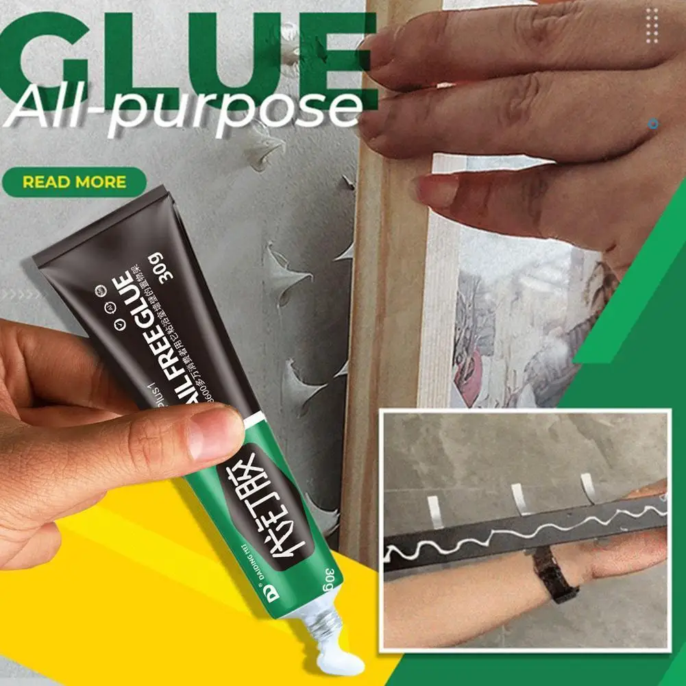 30/60g Multipurpose Glue Nail-free Adhesive Glue Quick Drying Glue Strong Adhesive Sealant For Stationery Glass Metal Ceramic
30/60g Multipurpose Glue Nail-free Adhesive Glue Quick Drying Glue Strong Adhesive Sealant For Stationery Glass Metal Ceramic