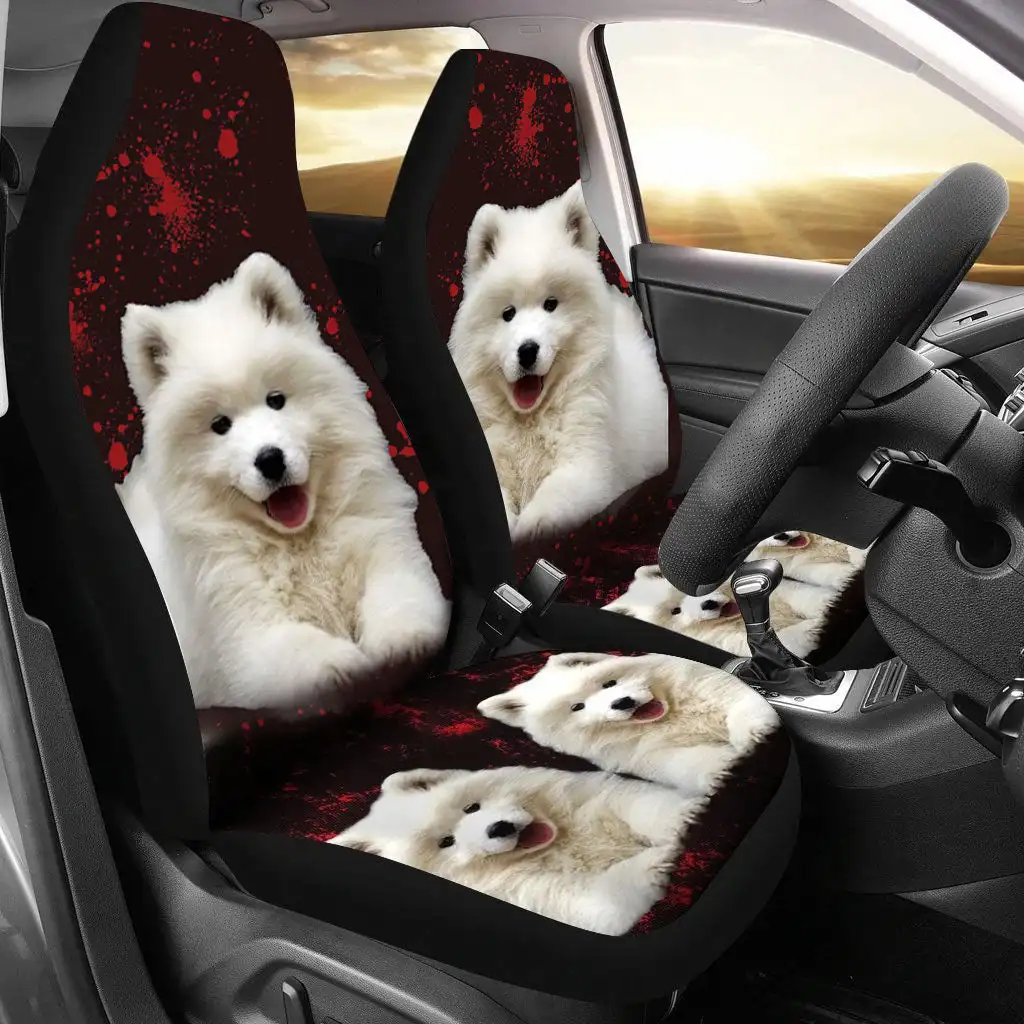 Комплект чехлов на автомобильные сиденья Samoyed с принтом собаки, 2 шт., автомобильные аксессуары, чехол на сиденье
Комплект чехлов на автомобильные сиденья Samoyed с принтом собаки, 2 шт., автомобильные аксессуары, чехол на сиденье