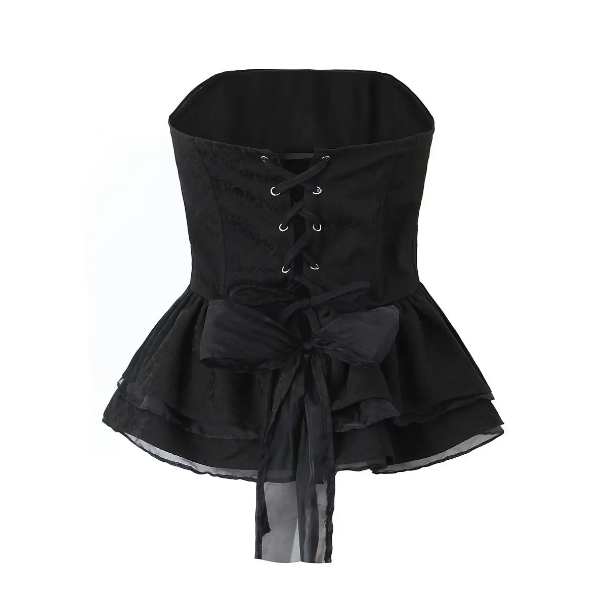 Women 2023 New Fashion summer Strapless Fishbone Top Vintage Backless Strap Slim-Fit Slimming Casual Chic Female Short Tops
Women 2023 New Fashion summer Strapless Fishbone Top Vintage Backless Strap Slim-Fit Slimming Casual Chic Female Short Tops