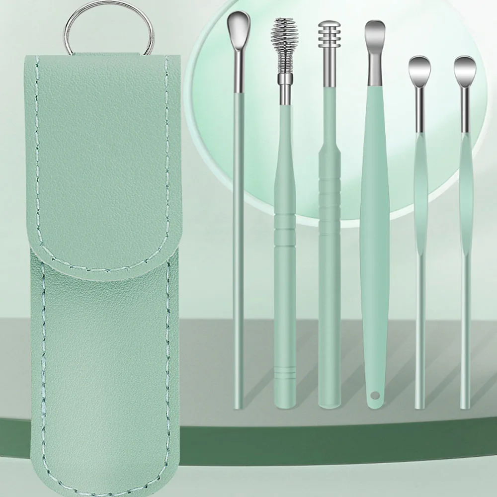 6PCS Earpick Ear Cleaner Wax Removal Tool Sticks Ear Pick Cleaning Ear Cleanser Spoon Health Care Earpick Earwax Remover Curette
6PCS Earpick Ear Cleaner Wax Removal Tool Sticks Ear Pick Cleaning Ear Cleanser Spoon Health Care Earpick Earwax Remover Curette