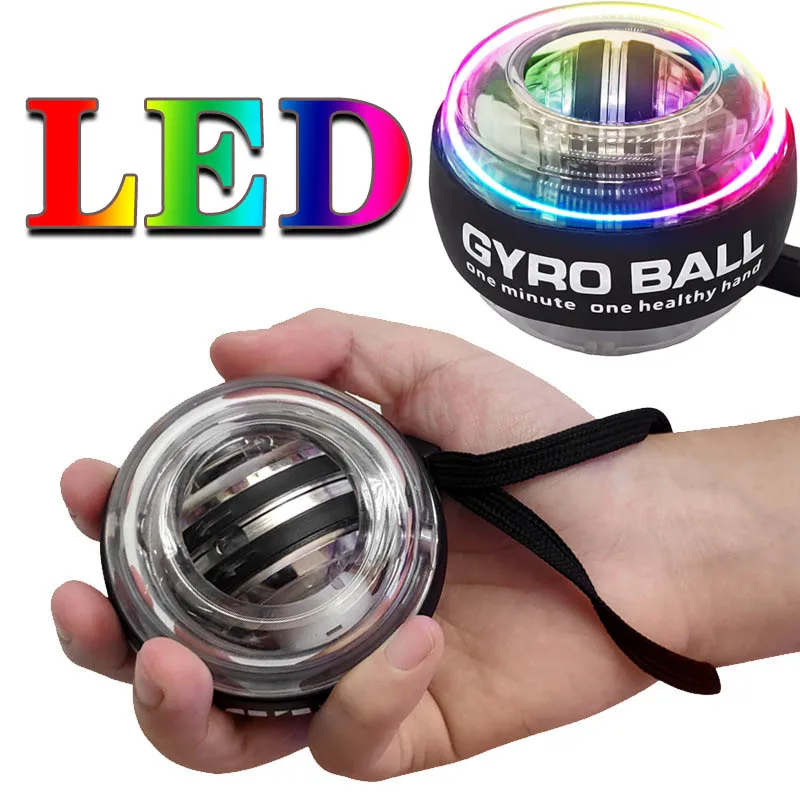LED Wrist Power Hand Ball Hand Muscle Force Trainer Gyroscope Vibrating balls Gyro Powerball Gyroball Wrist Exercise Equipment
LED Wrist Power Hand Ball Hand Muscle Force Trainer Gyroscope Vibrating balls Gyro Powerball Gyroball Wrist Exercise Equipment
