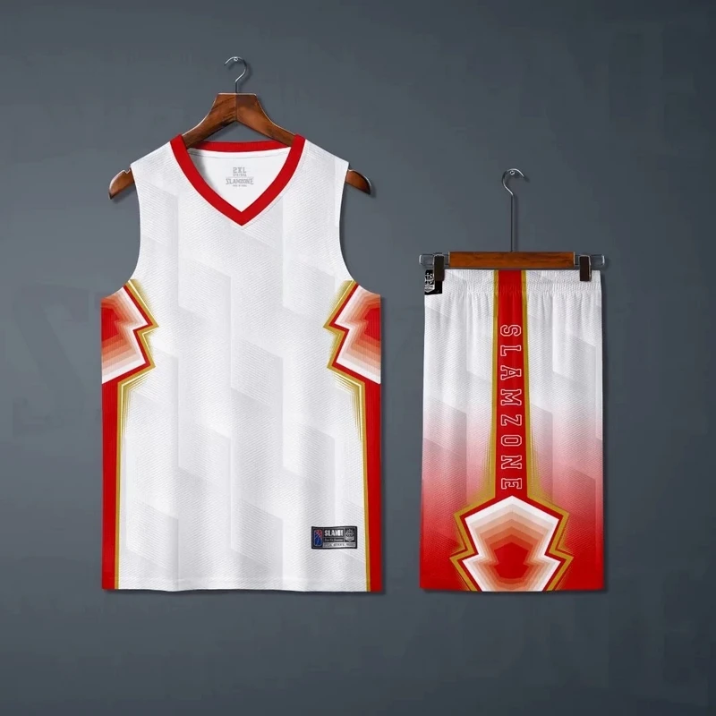 Conjunto de Jersey de baloncesto personalizado para hombres y niños, uniforme de entrenamiento profesional de baloncesto, 7703
Conjunto de Jersey de baloncesto personalizado para hombres y niños, uniforme de entrenamiento profesional de baloncesto, 7703