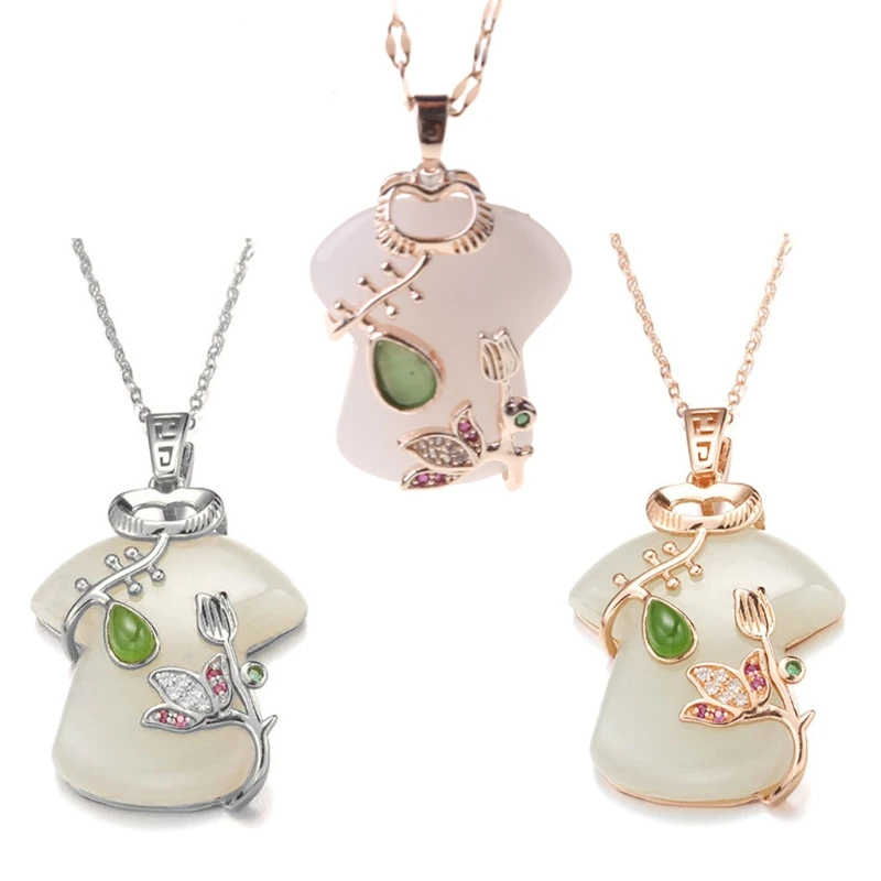 Fahion White Jade Couple Necklace for Women Girl Romantic Chain Necklace et Long Chain Betie Birthday Xma Gift 264E
Fahion White Jade Couple Necklace for Women Girl Romantic Chain Necklace et Long Chain Betie Birthday Xma Gift 264E