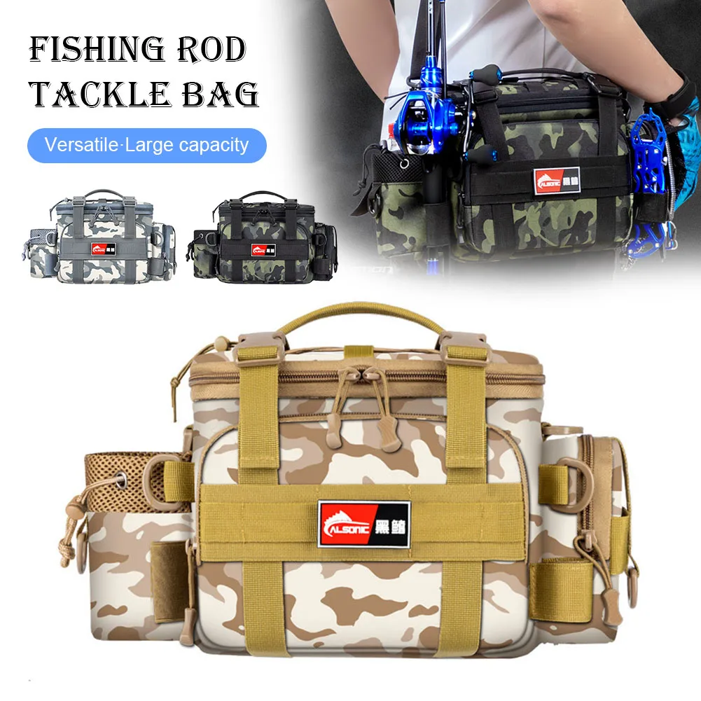Multifunctional Fishing Tackle Bag Waterproof Oxford Storage Bag Outdoor Fishing Travel Shoulder Bag Messenger Bag Bait Hook Kit
Multifunctional Fishing Tackle Bag Waterproof Oxford Storage Bag Outdoor Fishing Travel Shoulder Bag Messenger Bag Bait Hook Kit