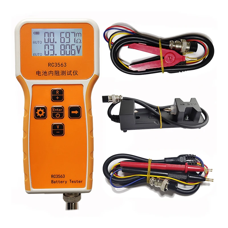 RC3563 Battery Tester Handheld Battery Internal Resistance Tester Lead Lithium Nickel Chromium Battery Tester
RC3563 Battery Tester Handheld Battery Internal Resistance Tester Lead Lithium Nickel Chromium Battery Tester