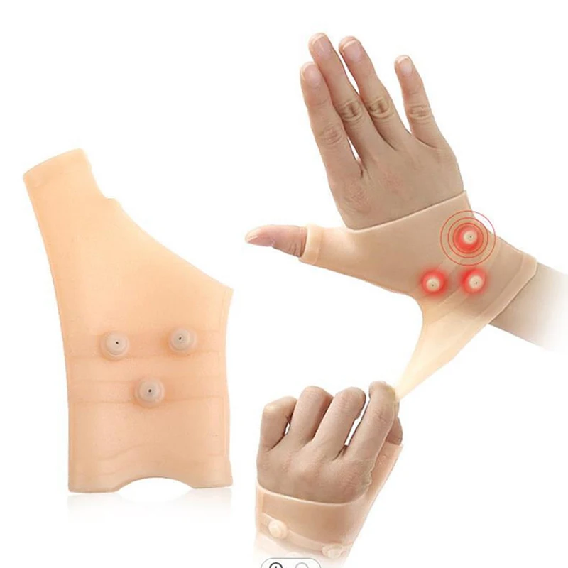 1pcs Gel Magnetic Wrist Compression Thumb Support Carpal Tunnel Elastic Silicone Wrist Support Brace Tenosynovitis Typing Pain
1pcs Gel Magnetic Wrist Compression Thumb Support Carpal Tunnel Elastic Silicone Wrist Support Brace Tenosynovitis Typing Pain
